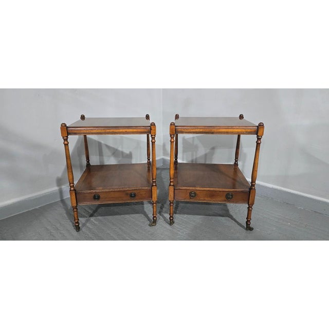 Hollywood Regency Regency Lamp Tables, 1920, Set of 2 For Sale - Image 3 of 11