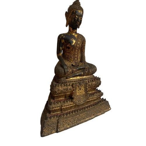 Statue of Buddha, South East Asia, Late 19th-Early 20th Century For Sale - Image 6 of 8