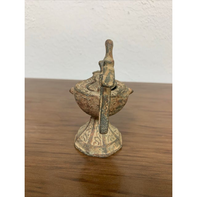 Early 20th Century Antique Bronze Incense Burner / Lantern – Early 20th Century, Middle Eastern For Sale - Image 5 of 9