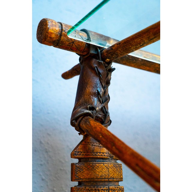 Mid-20th Century African Wood Table For Sale - Image 13 of 17