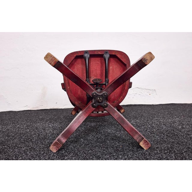 Vintage Capua Chair in Beech and Mahogany by Adolf Loos for Thonet, 1920s For Sale - Image 3 of 18