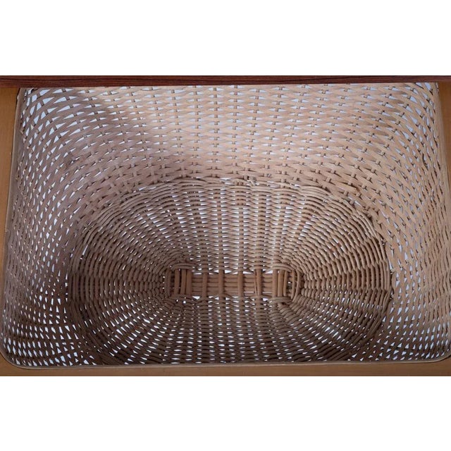 Wood Sewing Table in Rosewood by Severin Hansen for Haslev, 1950s For Sale - Image 7 of 9