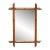 Antique French Wall Mirror With Faux Bamboo Frame, Circa 1920 For Sale