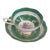 Royal Standard Green and Gold 22k Teacup and Saucer Set 4656b For Sale