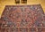 Red Vintage Heriz Serapi Rug, Hand-Knotted Wool, Geometric Pattern, Rust-Red & Blue, 7x10 For Sale - Image 8 of 18