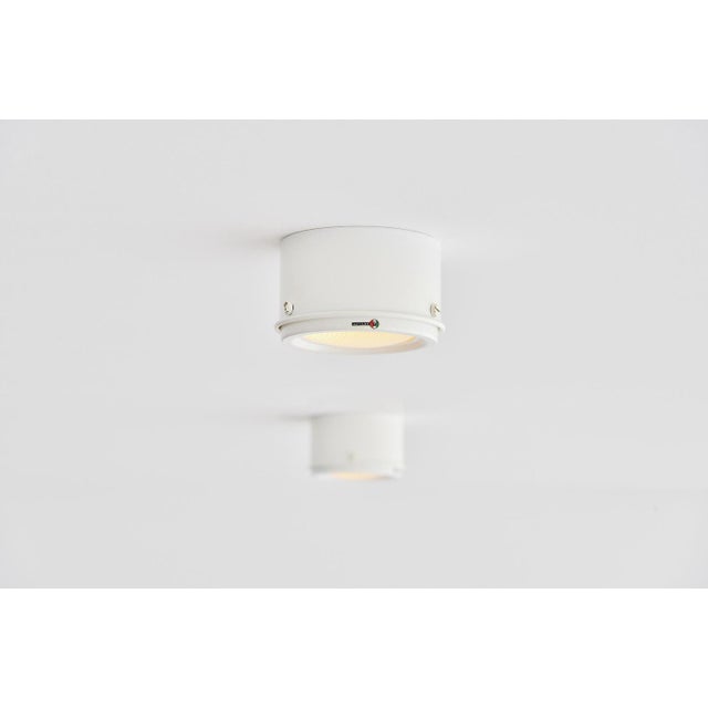 1960s 3055 Ceiling Lamps attributed to Gino Sarfatti for Arteluce, 1962, Set of 2 For Sale - Image 5 of 12
