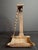 An exceptional late 18th to early 19th-century hand-forged wrought iron four-wick open grease/fat lamp (often referred to...