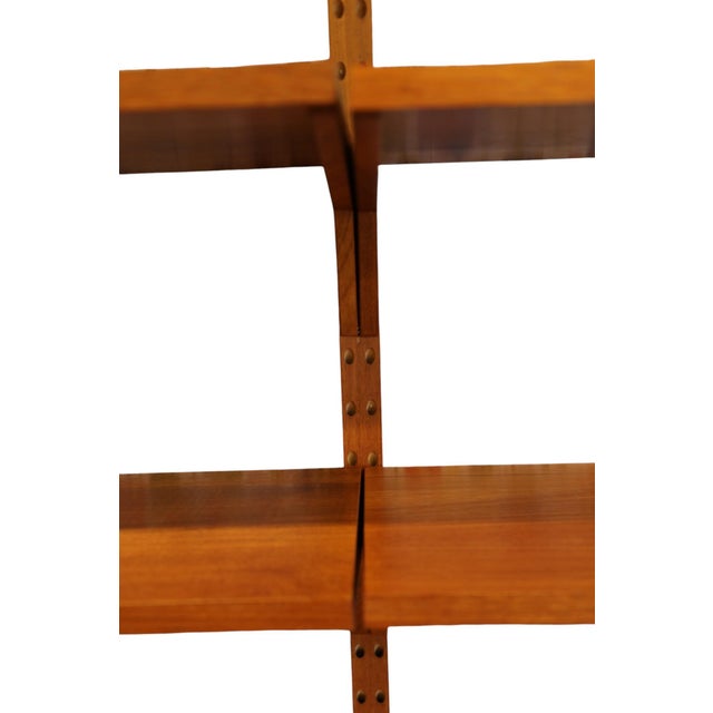 Large Wall-Mounted Shelving System in Teak by Poul Cadovius for Cado, 1960s For Sale - Image 10 of 18
