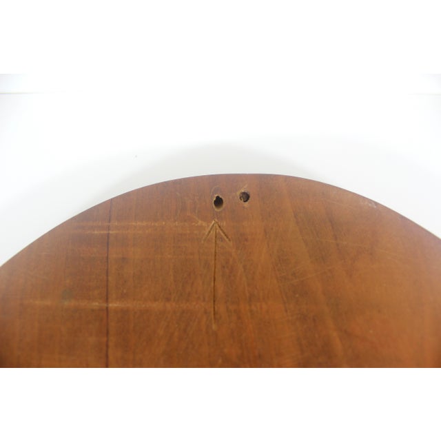 Brown Mid Century Hand Carved Wood Wall Art For Sale - Image 8 of 10