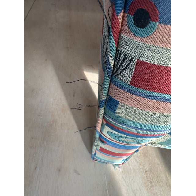 Textile Pair of Milo Baughman Parsons Chairs 1970s For Sale - Image 7 of 13