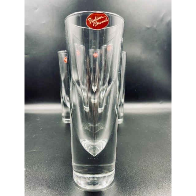 1980s 1980s Carlo Moretti Modernist "Bullet" Italian Brunch Glasses- Set of 5 For Sale - Image 5 of 12