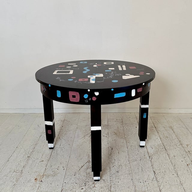 Bauhaus Round Extendable Dining Table, 1920 For Sale - Image 9 of 17