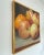 Orange Large Ruben Franco Jaime Still Life Painting of Apples and Oranges For Sale - Image 8 of 11