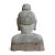 Vintage Stone Garden Buddha Bust Statue For Sale - Image 4 of 6