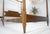 Antique c1940s Wooden Four-Poster Queen Size Canopy Bed Frame Mint For Sale - Image 16 of 18