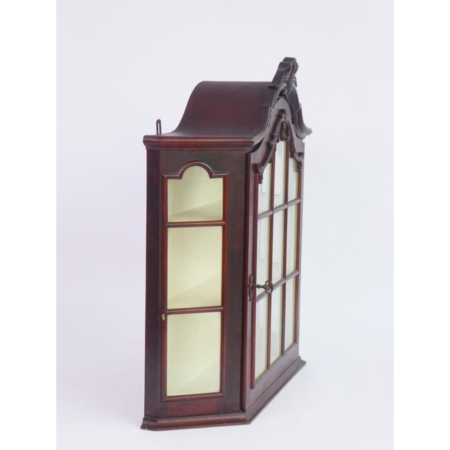 Wood Mid-Century Wooden Wall Display with Ornament and White Shelves, 1960s For Sale - Image 7 of 10