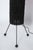 Wood Tony Paul Style California Modern Black Wicker Cylinder Floor Lamp, 1950s For Sale - Image 7 of 10