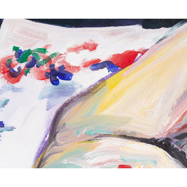 1994 Acrylic on Canvas Nude Painting by Caroline Mecklin For Sale In Indianapolis - Image 6 of 9