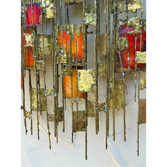 1970s Abstract Metal Wall Sculpture by Donald Buby of Carmel California For Sale - Image 12 of 12