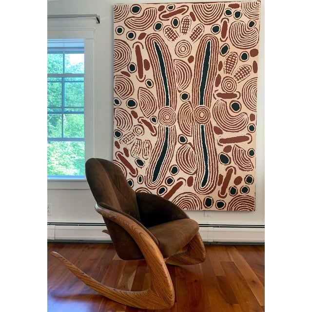 Contemporary Painting by Australian Aboriginal Artist Ningura Napurrula For Sale - Image 10 of 10