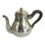Christofle France Bagatelle Silverplate Teapot W/ Dark Wooden Handle For Sale