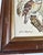 Mid-Century Modern 1970s One Owl Painting in Wooden Frames, Signed by Artist For Sale - Image 3 of 7