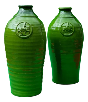 Large Classic Chianti Wine Vases from the Cantina Marchese De Frescobaldi, Tuscany, Italy, 1920s, Set of 2