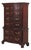 Thomasville Flame Mahogany Bow Front Chest on Chest For Sale