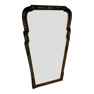 Vintage Chinoiserie Bird Mirror – Eclectic Hollywood Regency Wall Mirror For Sale