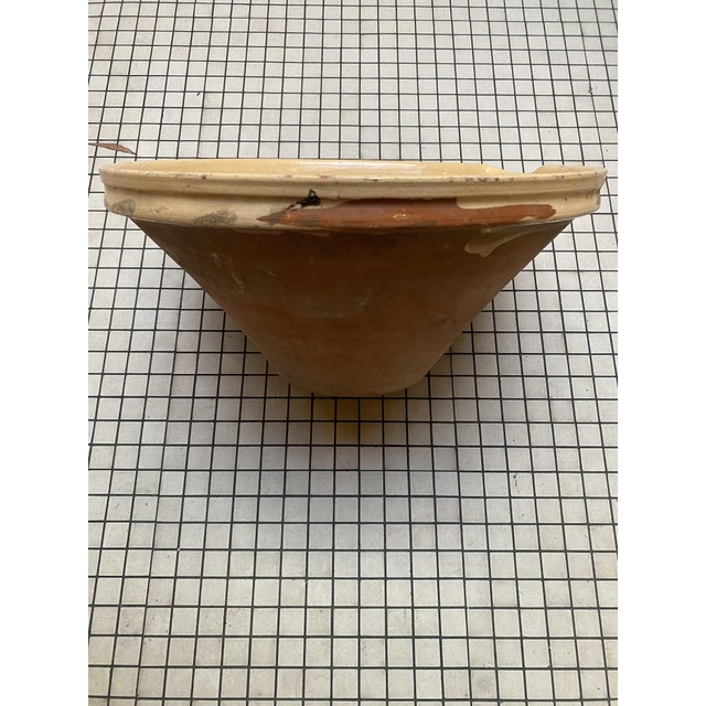 Vintage French Glazed Terracotta Tian Bowl, 1950s For Sale - Image 4 of 6