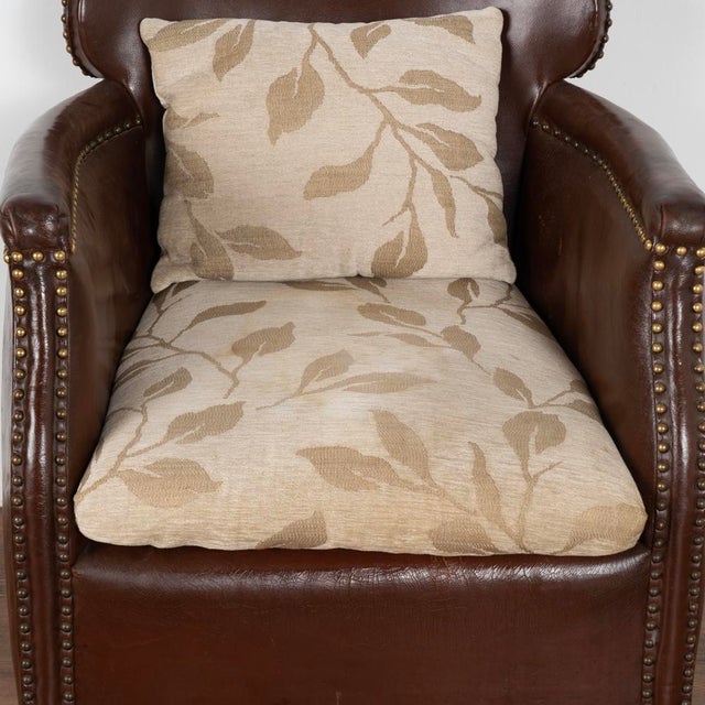 Vintage Brown Leather Small Arm Chair, Denmark Circa 192040 Chairish