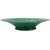 Art Deco 1930's Catalina Island Pottery Oval Scalloped Footed Centerpiece Bowl in Descano Green For Sale - Image 3 of 12