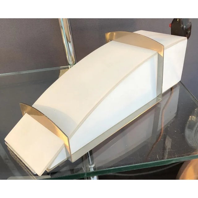 Satin Glass and Metal Wall Light by Léonardo Marelli for Estiluz For Sale - Image 6 of 9