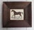 Great image of a racehorse presented in an antique oak frame Lithograph after Stubbs with original hand color. Published,...