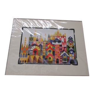Vintage Walt Disney/Mary Blair Prints With Custom Matting #3 For Sale