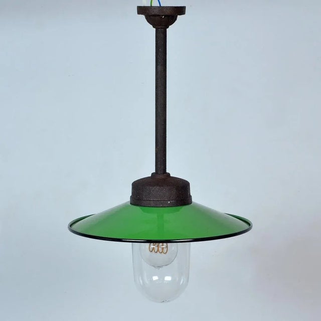 Industrial Iron Outdoor Lamp, 1999 For Sale - Image 3 of 9