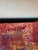 Burgundy Late 20th Century Signed Contemporary Abstract Mixed Media Canvas Painting in Burgundy & Gold For Sale - Image 8 of 10