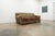 Vintage Western Ranch Leather Sofa For Sale - Image 4 of 10