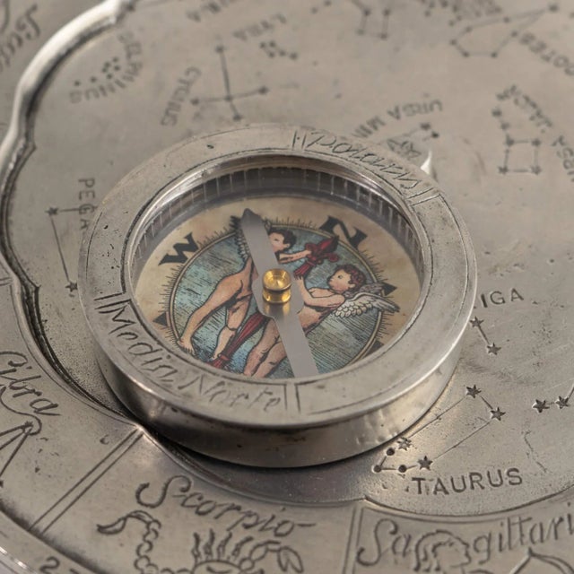 Art Deco Vintage Cosi Tabellini Stellar Compass Astrology Wheel For Sale - Image 3 of 11