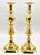 Antique English Brass Push-Up Beehive Candlesticks, a Pair For Sale - Image 6 of 9