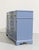 Mid Century Colonial Revival Style Curve Front Buffet in Blue - Newly Painted For Sale - Image 9 of 14