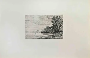 Giberto Borromeo, En Italie, Etching, 1870s