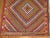 Boho Chic Square Boho Geometric Colorful Jajim Flat-Weave, 20th Century - 3'6" x 4'2" For Sale - Image 3 of 5