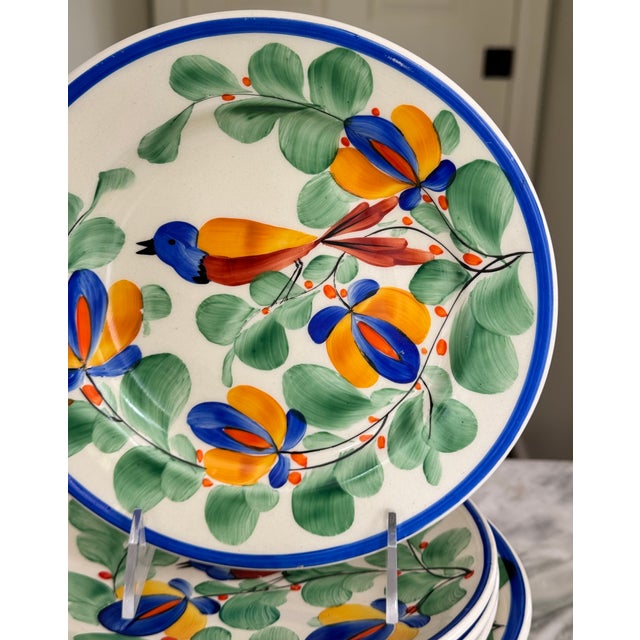 1920s Art Deco Era Ditmar Urbach Decorative Plates - Set of 10 For Sale - Image 5 of 12