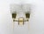 1950s Wall Lights in Brass and Beige, 1950s, Set of 2 For Sale - Image 5 of 18