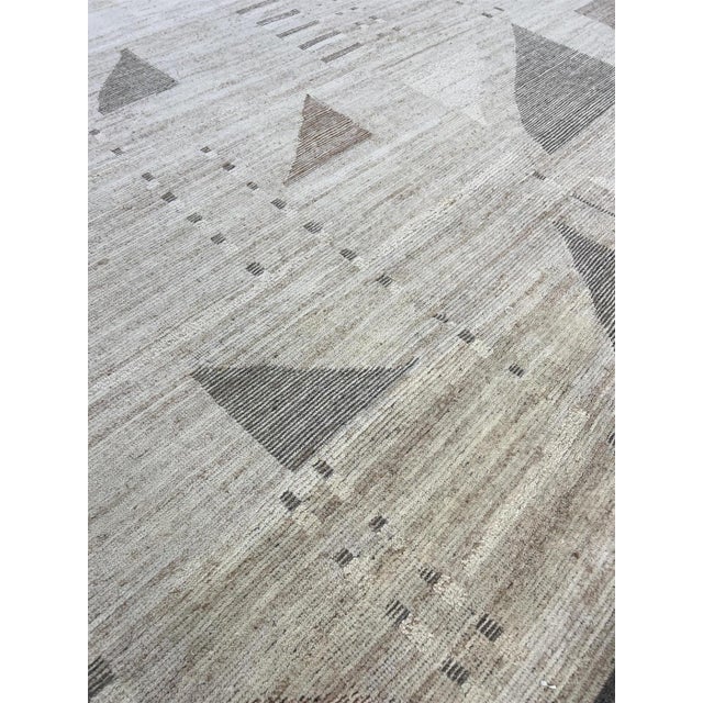 Modern Hand Knotted Modern Wool & Silk Rug. 08'00" X 10'00" For Sale - Image 3 of 3