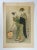 Vintage mid 20th century reprint of Japanese woodblock on paper by Utagawa Toyokuni I, "Kayoi Komachi", from the series...