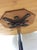 Brown Mid Century Modern Round Dining Table With Butcher Block Top and Chrome Base For Sale - Image 8 of 15