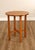 Mission Stickley Mission Ellis Inlaid Round Oak Side Table For Sale - Image 3 of 18