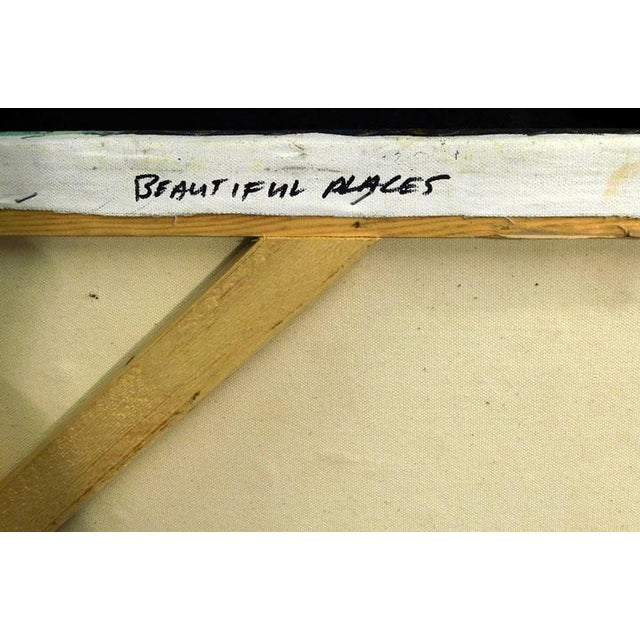 Impressionist Robert Hagan "Beautiful Places"Original Oil on Canvas Girls on Field Hand Signed For Sale - Image 3 of 4